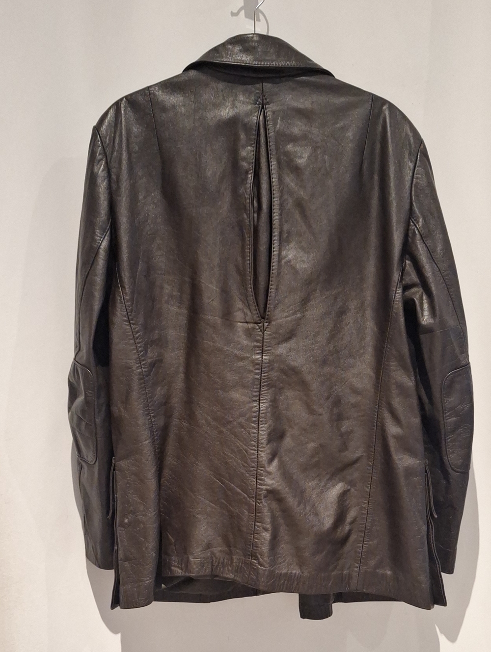 Antelope Vintage Brown Leather Military-Style Field Jacket - Picture 7 of 11